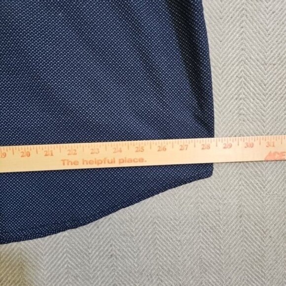 Steve’s Jeans Shirt Men's 3X Button Up Short Sleeve Blue Geometric Pattern - Picture 14 of 16